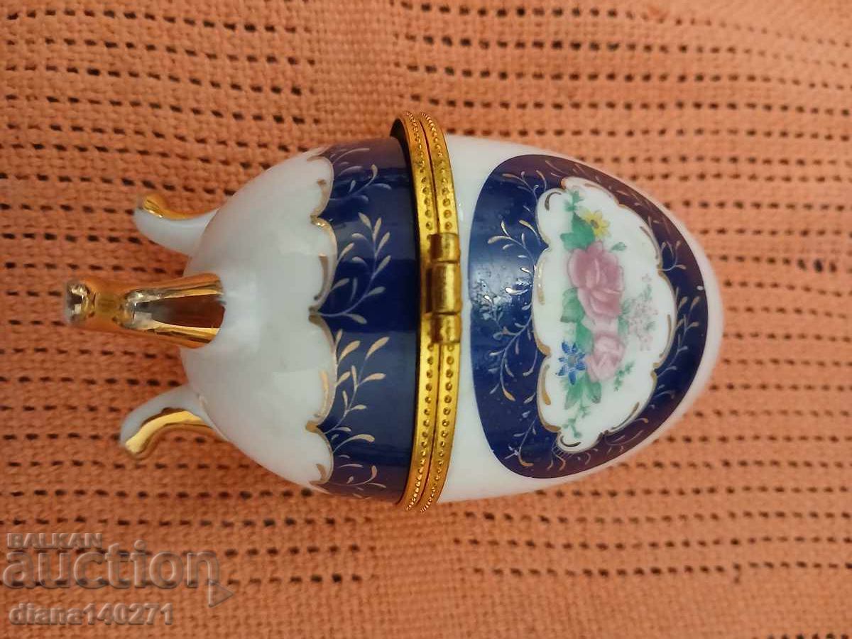 2 cutii ouă din porțelan, ambele de 10 cm - 5