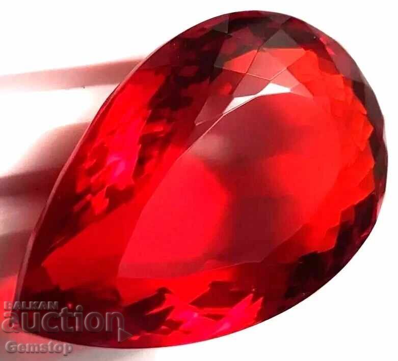 BZC! 12.65 ct. natural ruby pear sert. EGL de la 1 ct! cu preț € 0.01 | 0.02 BGN