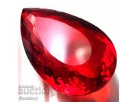 BZC! 12.65 ct Natural Ruby Pear Cert. EGL from 1st!