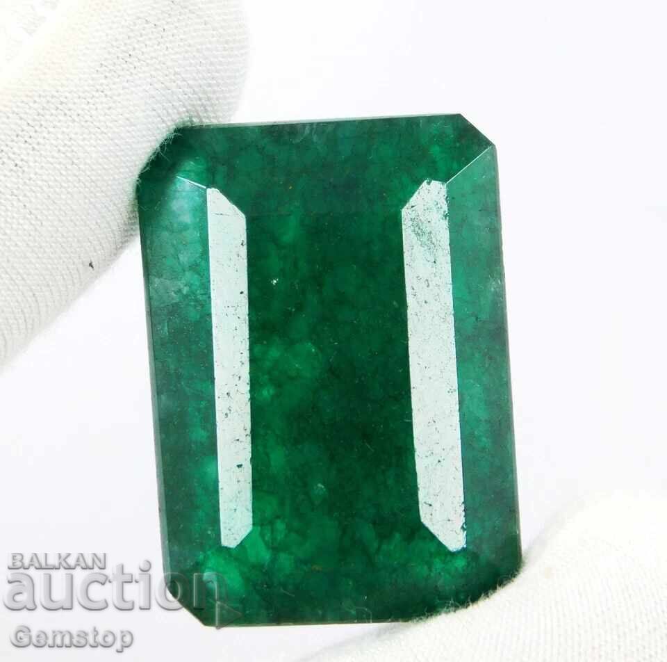 Licitație BZC! 49.75 ct smarald natural certificat OMGTL de la 1st!