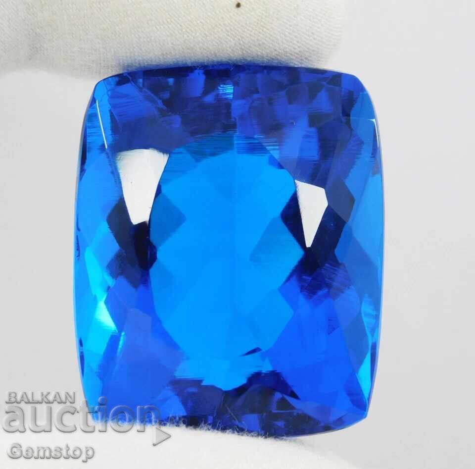 Livrarea BZC! 95.95 ct topaz natural cushion sert.OMGTL de la 1st!