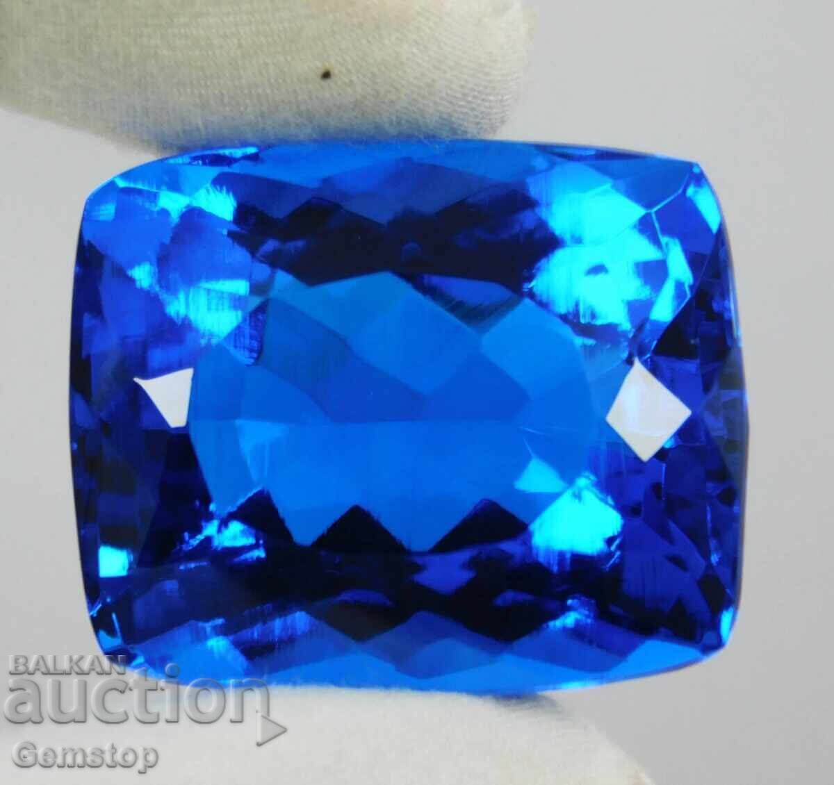 BZC! 95.95 ct topaz natural cushion sert.OMGTL de la 1st! - 5