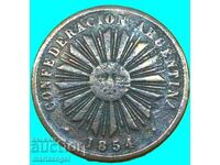 Αργεντινή 4 quattro centavos 1854