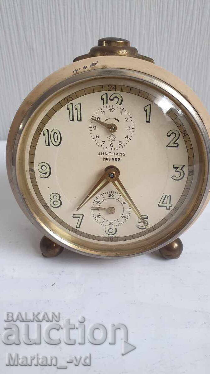 Ceas deșteptător JUNGHANS TRIVOX anii '60 Ceas deșteptător JUNGHANS TRIVOX anii '60