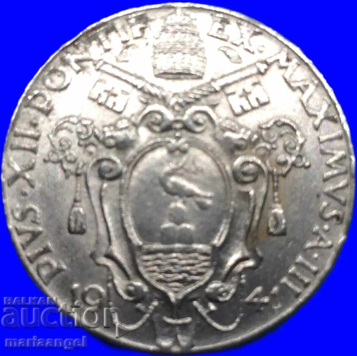 Livrarea 20 Centesimi 1941 Vatican Pius XII