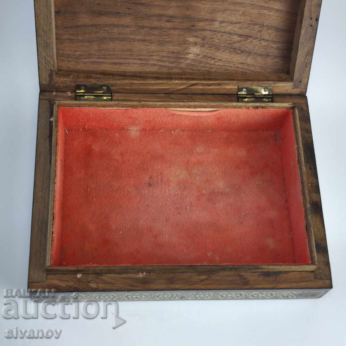 Livrarea Cutie pentru bijuterii cu incrustații marqueterie Siria #6343