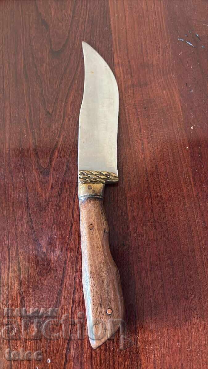 Livrarea Cuțit de vânătoare handmade cu teacă