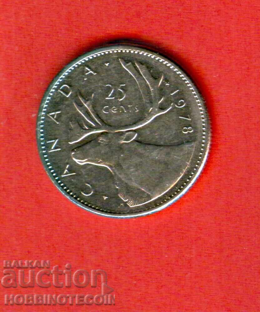 CANADA 25 tsenta emisiya - issue 1978 - MLADA KRALITSA CANADA 25 tsenta emisiya - issue 1978 - MLADA KRALITSA