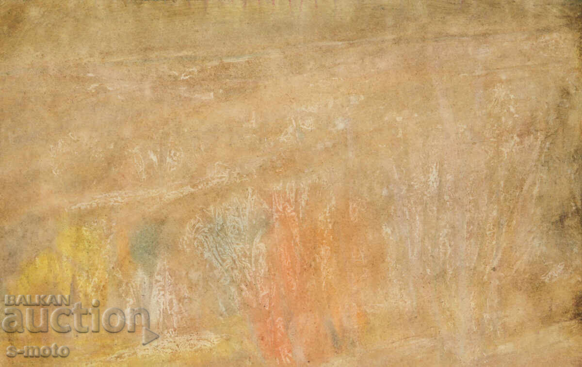 Tablou acuarelă peisaj abstract