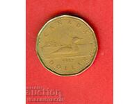 CANADA 1 $ Dolar emisie - issue 1987 TÂNĂRA REGINĂ