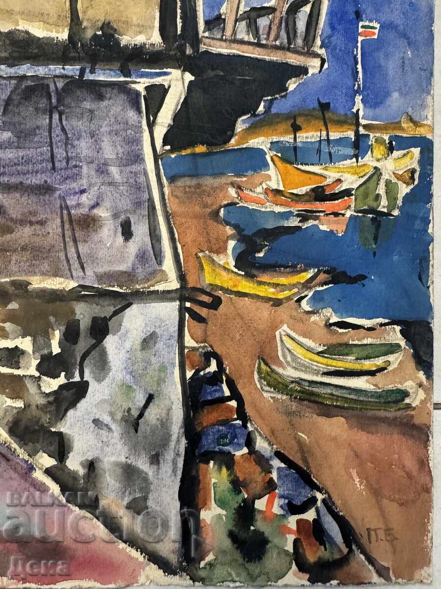 Livrarea Acuarelă față-verso Pencho Balkanic Livrarea Acuarelă față-verso Pencho Balkanic