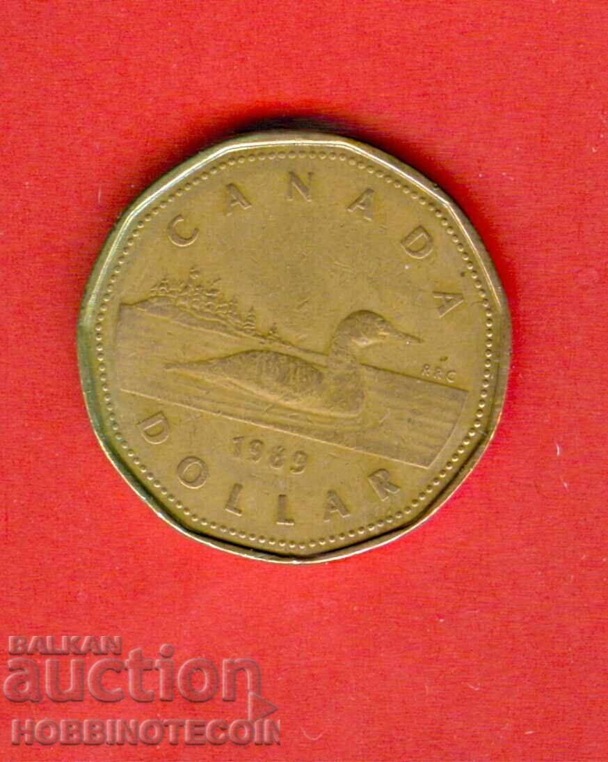 CANADA 1 $ Dollar issue - issue 1989 YOUNG QUEEN