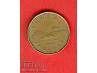 CANADA 1 $ Dolar emisiune - issue 1988 TÂNĂRA REGINĂ