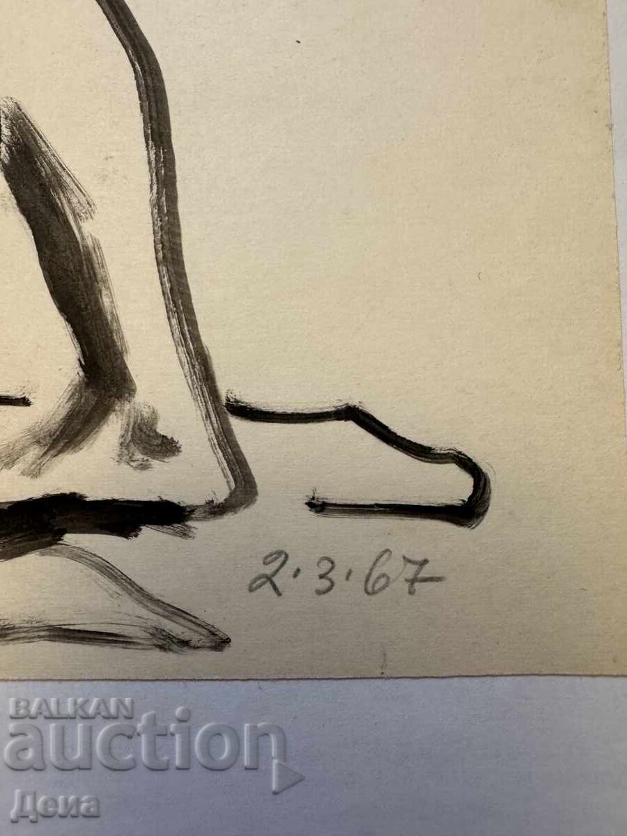 Георги Пенчев рисунка 1967г - 5