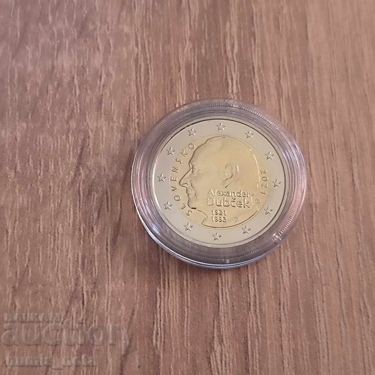Словакия 2 евро 2021 А. Дупчек