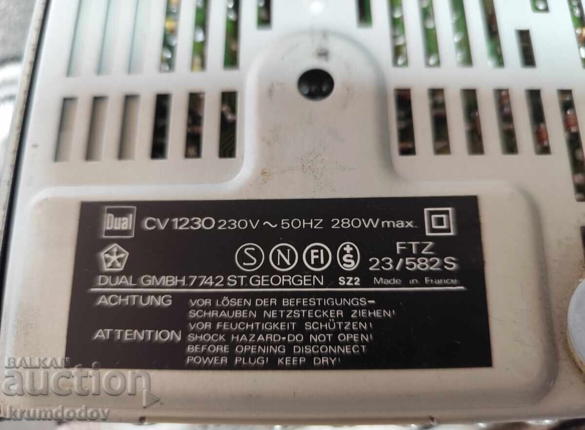 Продавам DUAl CV 1230+DUAl CT 1230 - 5