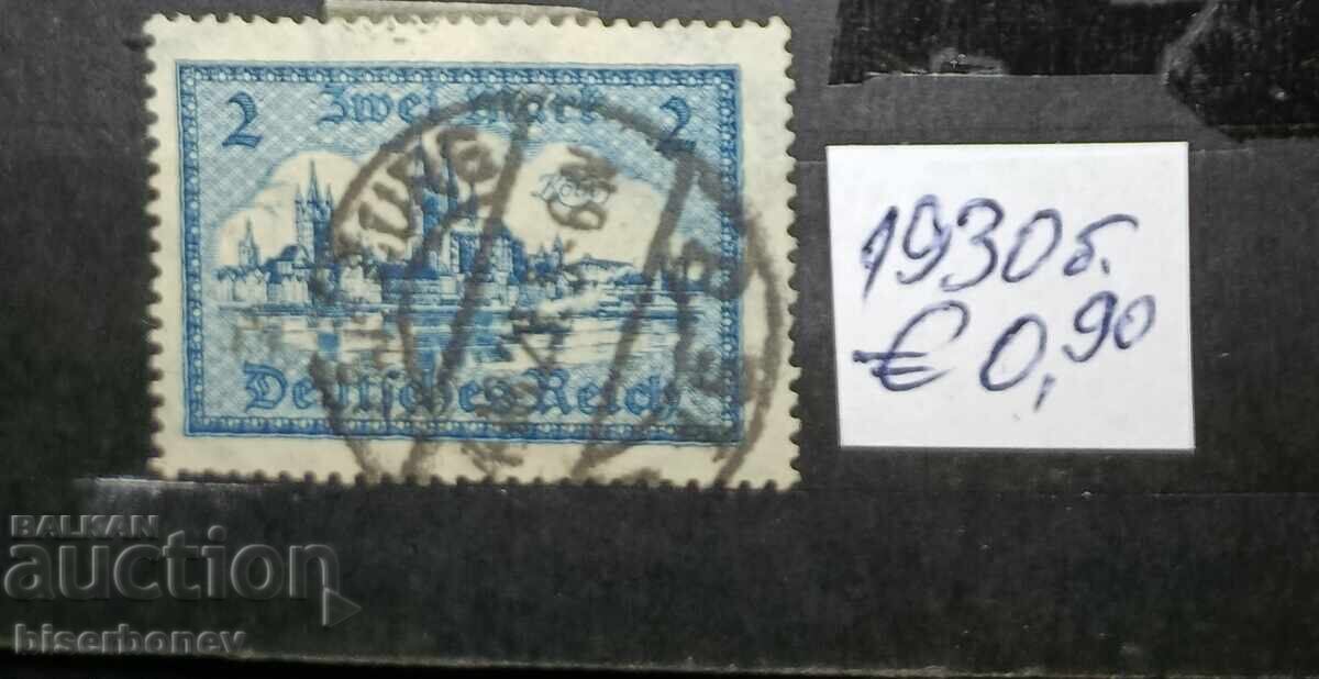 1930, Γερμανία, Δημοκρατία της Βαϊμάρης, με γραμματόσημα