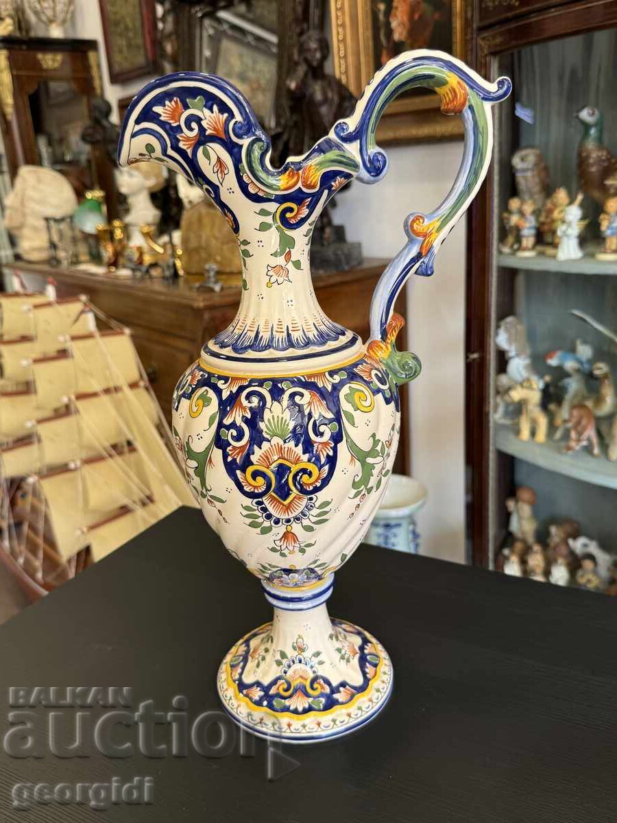 Γαλλικό πορσελάνινο κανάτι. №7972 με τιμή € 75.00 | 146.69 BGN