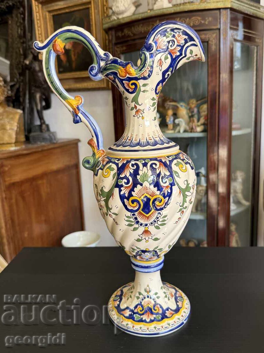 Παράδοση Γαλλικό πορσελάνινο κανάτι. №7972