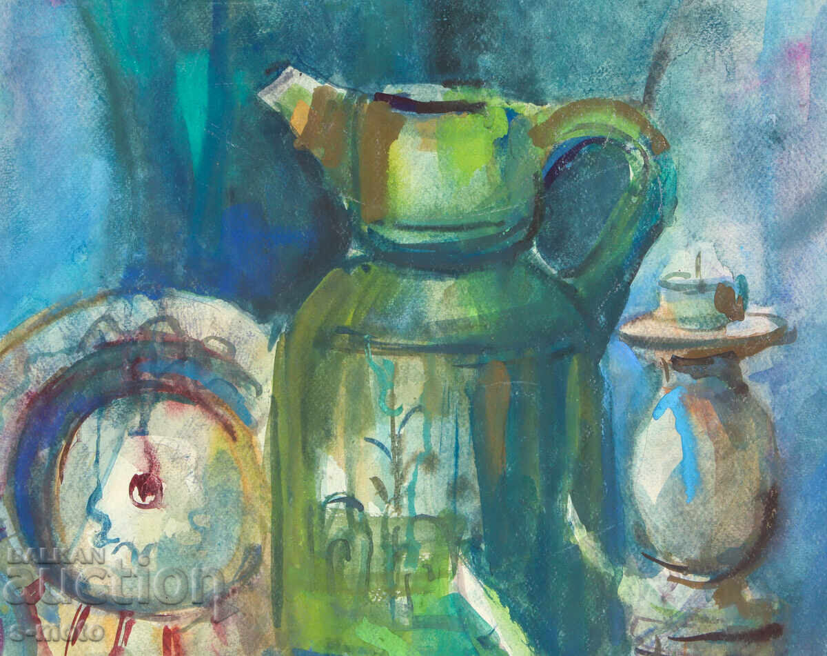 Παράδοση Πίνακας ακουαρέλας νεκρή φύση