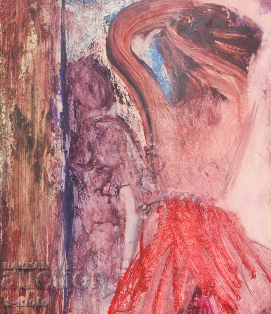 Πορτρέτο γυναίκας με ακουαρέλα μπροστά σε καθρέφτη - 5 Πορτρέτο γυναίκας με ακουαρέλα μπροστά σε καθρέφτη - 5