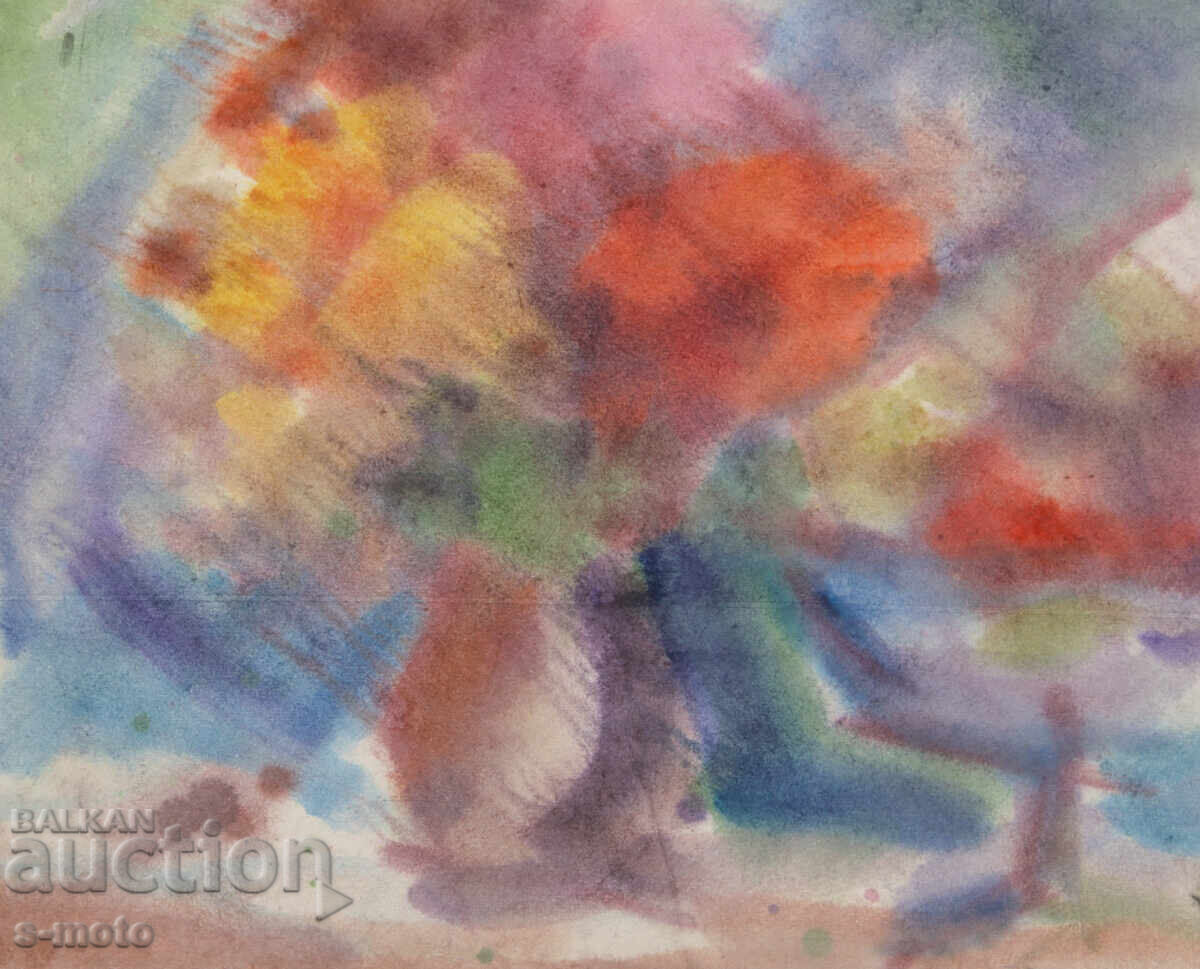 Pictură acuarelă natură moartă cu fructe - 5