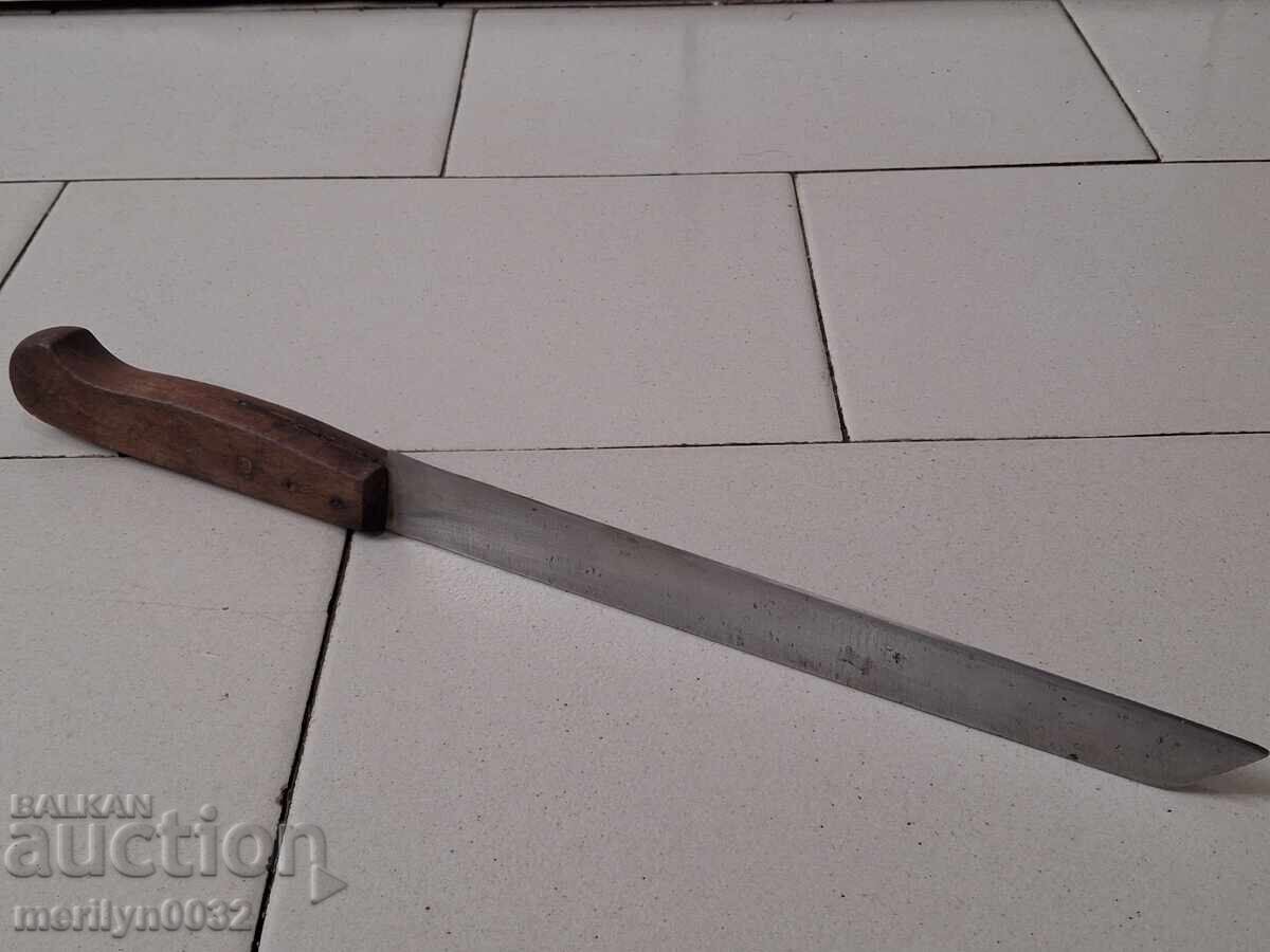 Стар кухненски нож  кама острие нач 20-ти век - 5