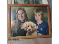 O pictură în ulei frumoasă