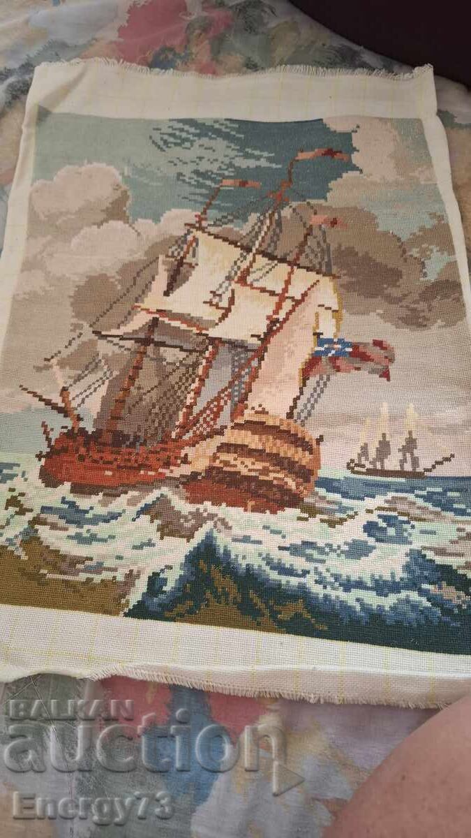 Vând 5 goblene cusute manual