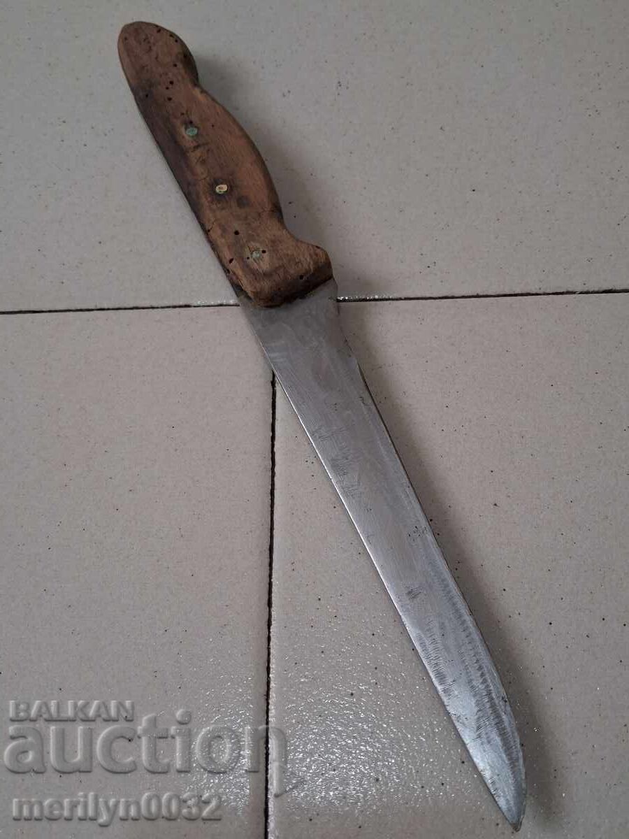 Antique kitchen knife dagger blade early 20th century - 7