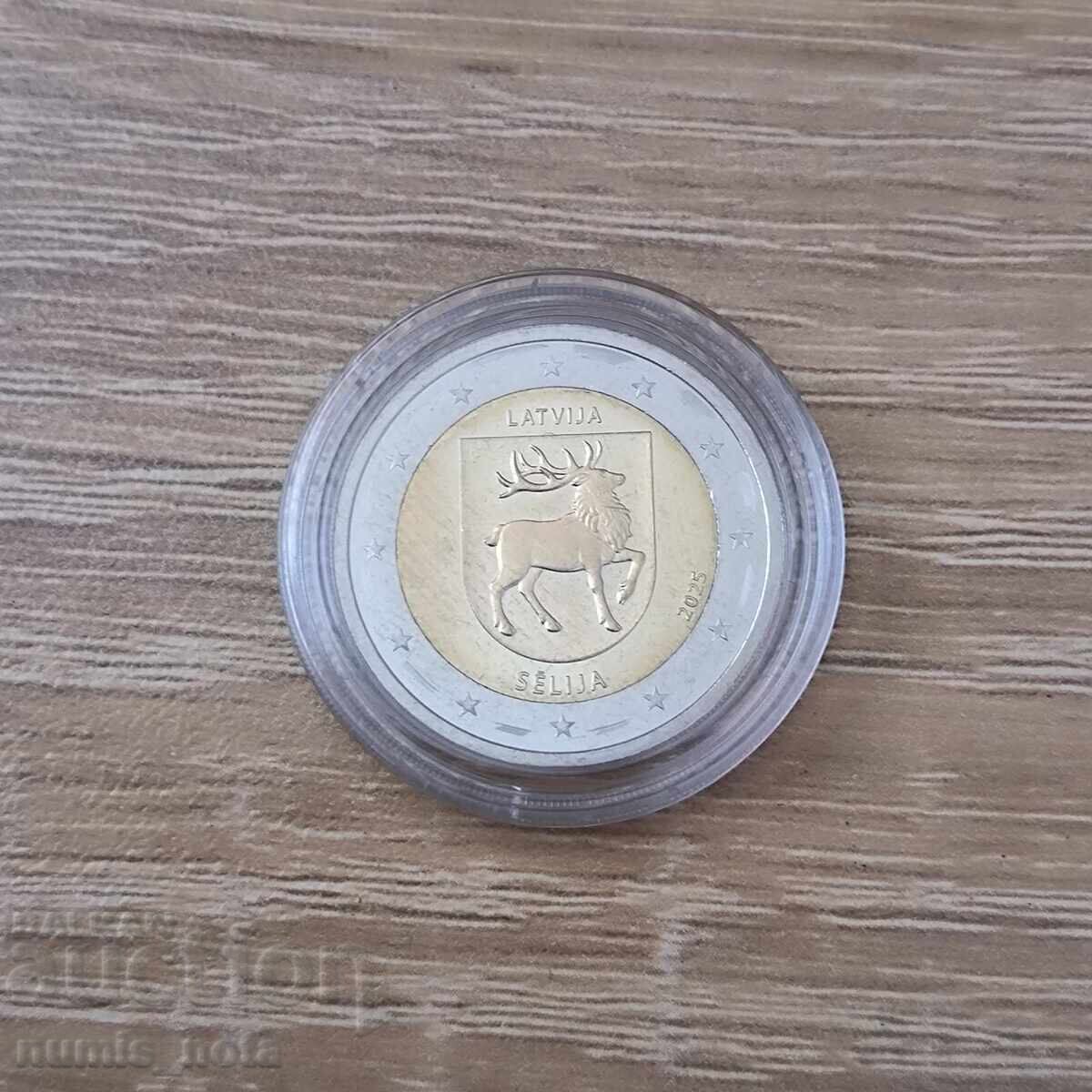 Letonia 2 euro 2025 Celia