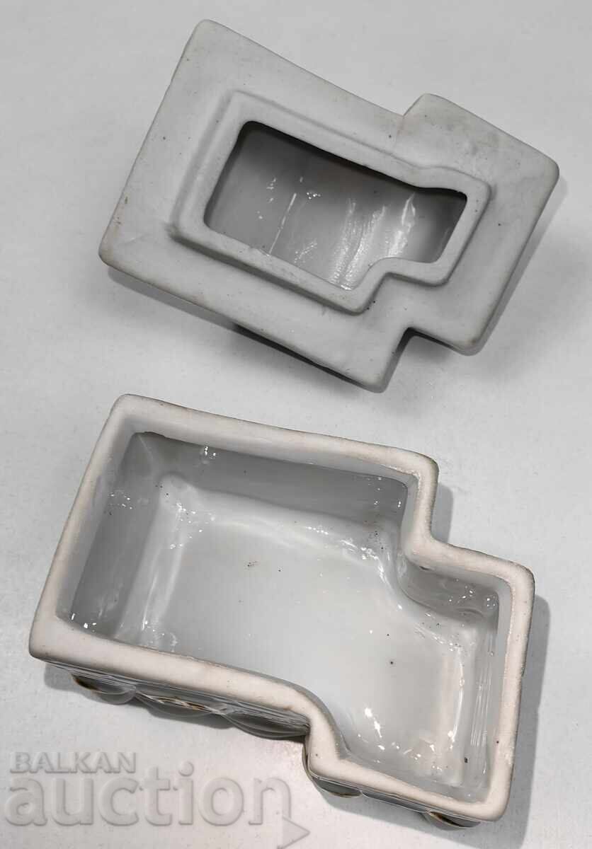 Cutie porțelan cutiuță bijuterii păsări pasăre porumbel cu preț € 12.00 | 23.47 BGN