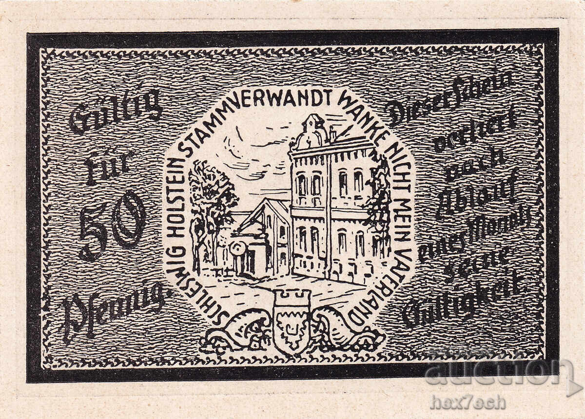 Δημοπρασία ❤️ ⭐ Γερμανία Trittau 1914-1924 50 πφένιγκ UNC νέα ⭐ ❤️