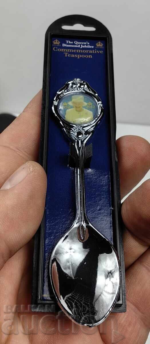 Παράδοση Συλλεκτικό επετειακό κουταλάκι Βασίλισσα Ελισάβετ Β'