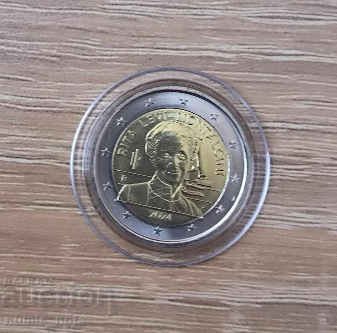 Italia 2 euro 2024 Montalcini Italia 2 euro 2024 Montalcini