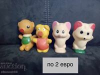 Παλιά σοβιετικά λαστιχένια παιχνίδια