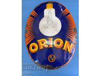 Old advertising enamel sign from Tsarist times