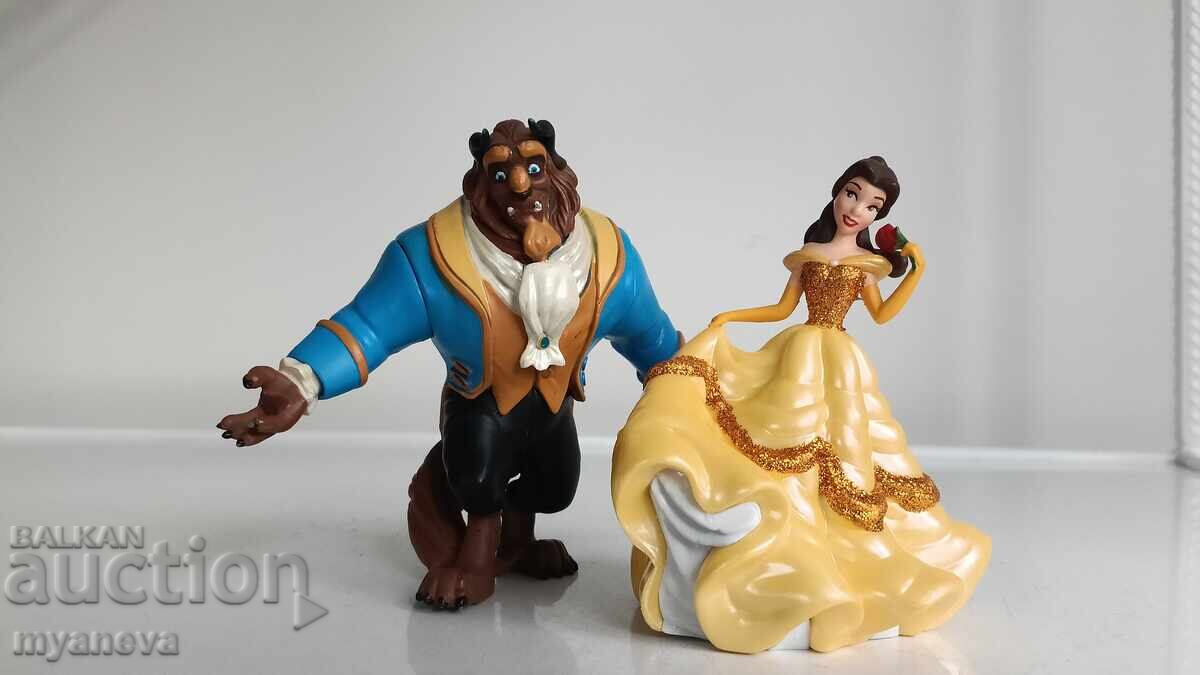 Аукцион Disney , колекционерски фигурки на Бел и Звяра