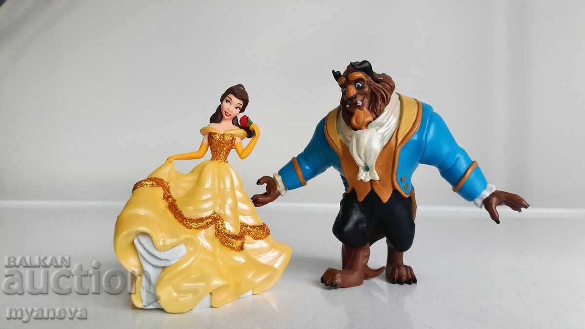 Disney , колекционерски фигурки на Бел и Звяра