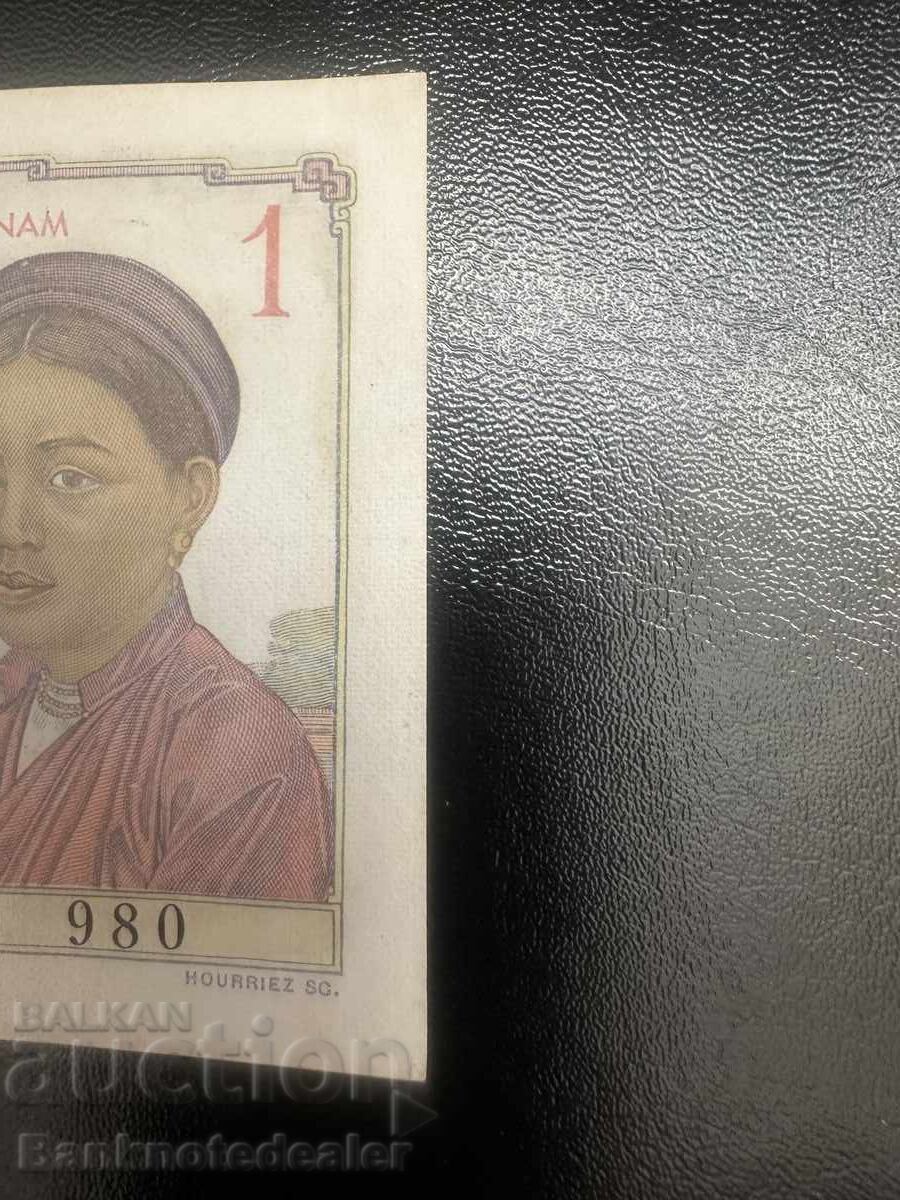 French Indo-China 1 Piastre 1953 Pick 92 Unc Ref 6240 with price € 28.00 | 54.76 BGN