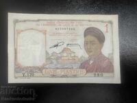 French Indo-China 1 Piastre 1953 Pick 92 Unc Ref 6240