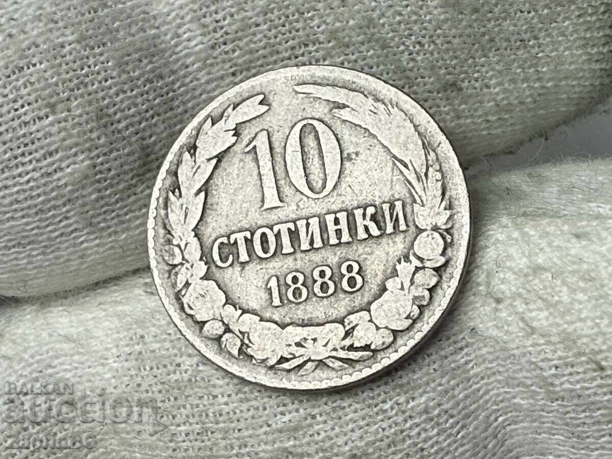 Regatul Bulgariei 10 stotinki 1888 Regatul Bulgariei 10 stotinki 1888