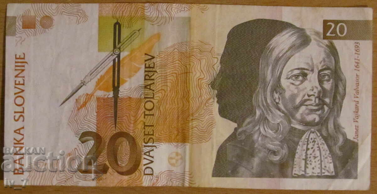 20 TOLAR 1992, SLOVENIA