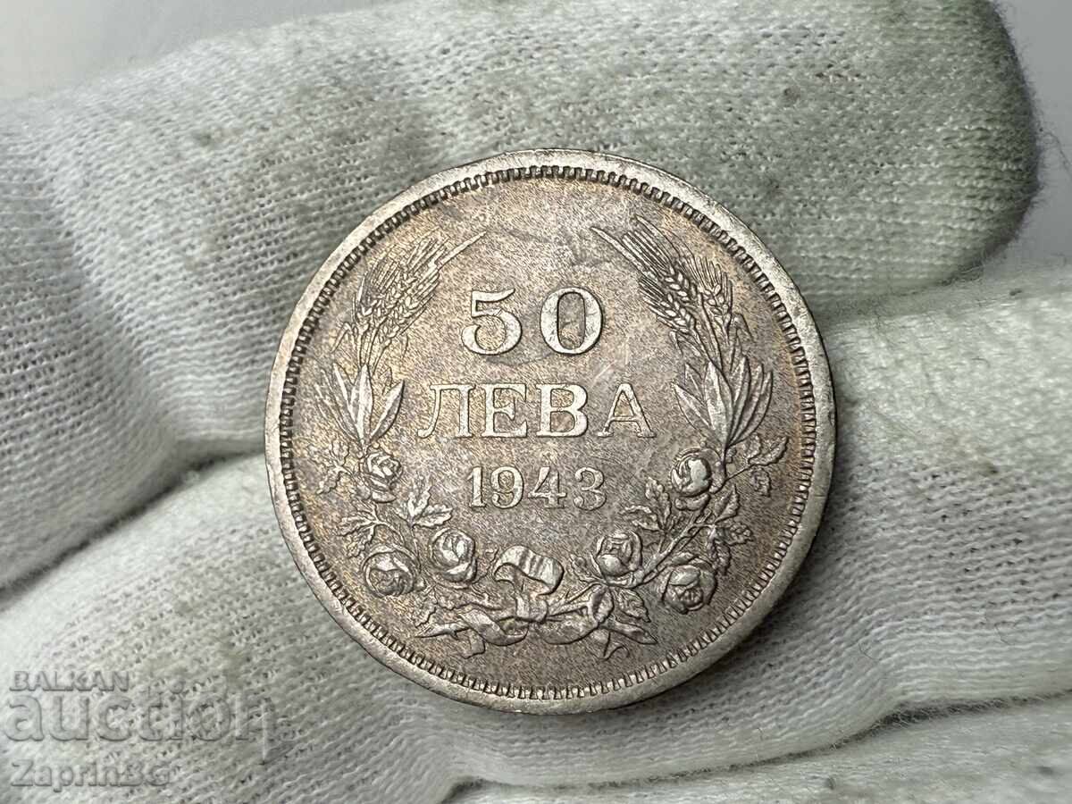 Regatul Bulgariei 50 leva 1943 Regatul Bulgariei 50 leva 1943