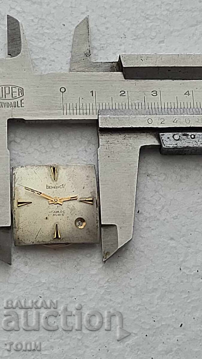 BENEDICT SWISS MADE RARE DOESN'T WORK BZTS !!!! - 6