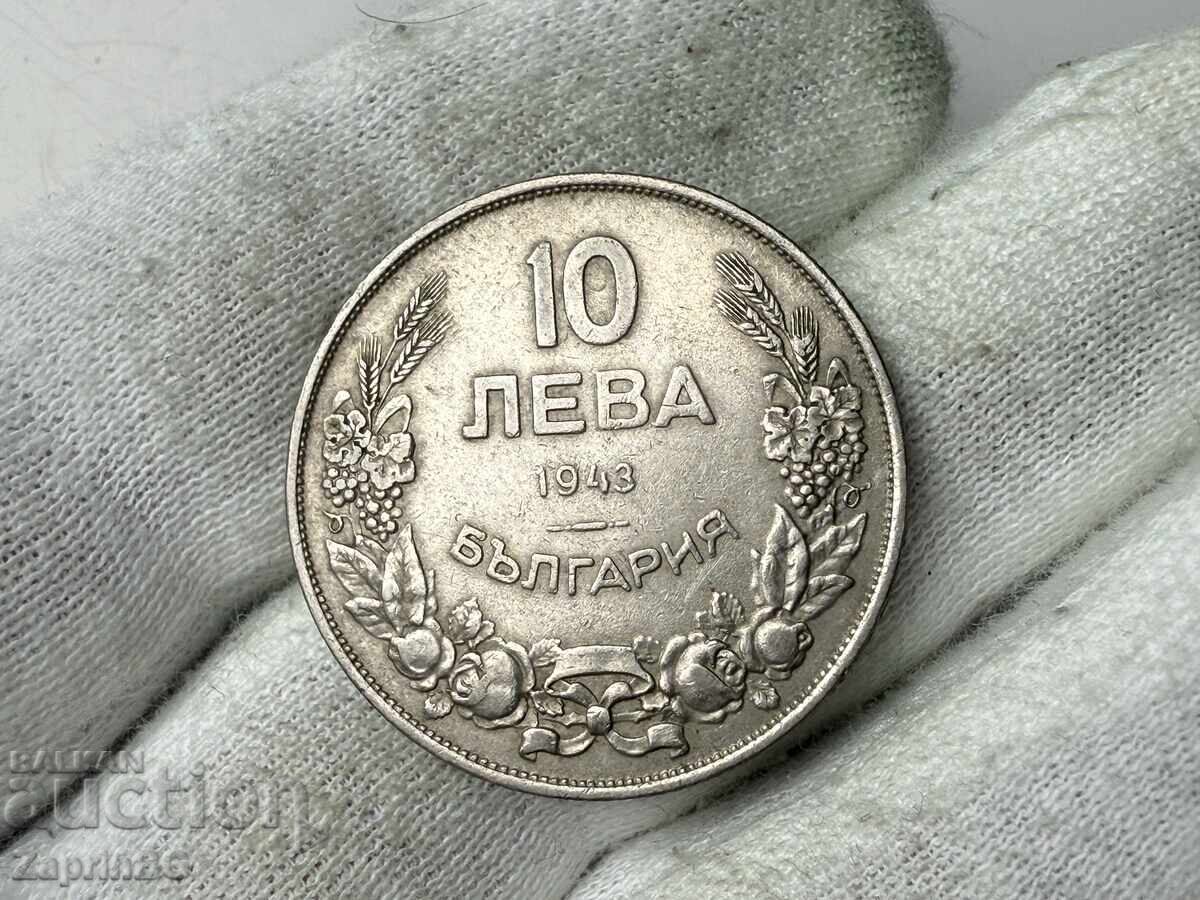 Regatul Bulgariei 10 BGN 1943