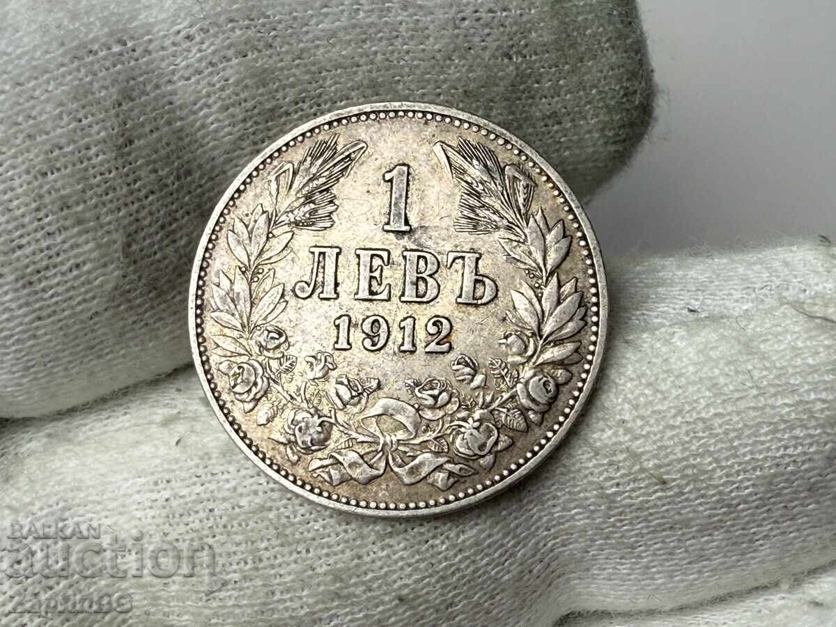 Regatul Bulgariei 1 lev 1912 Regatul Bulgariei 1 lev 1912