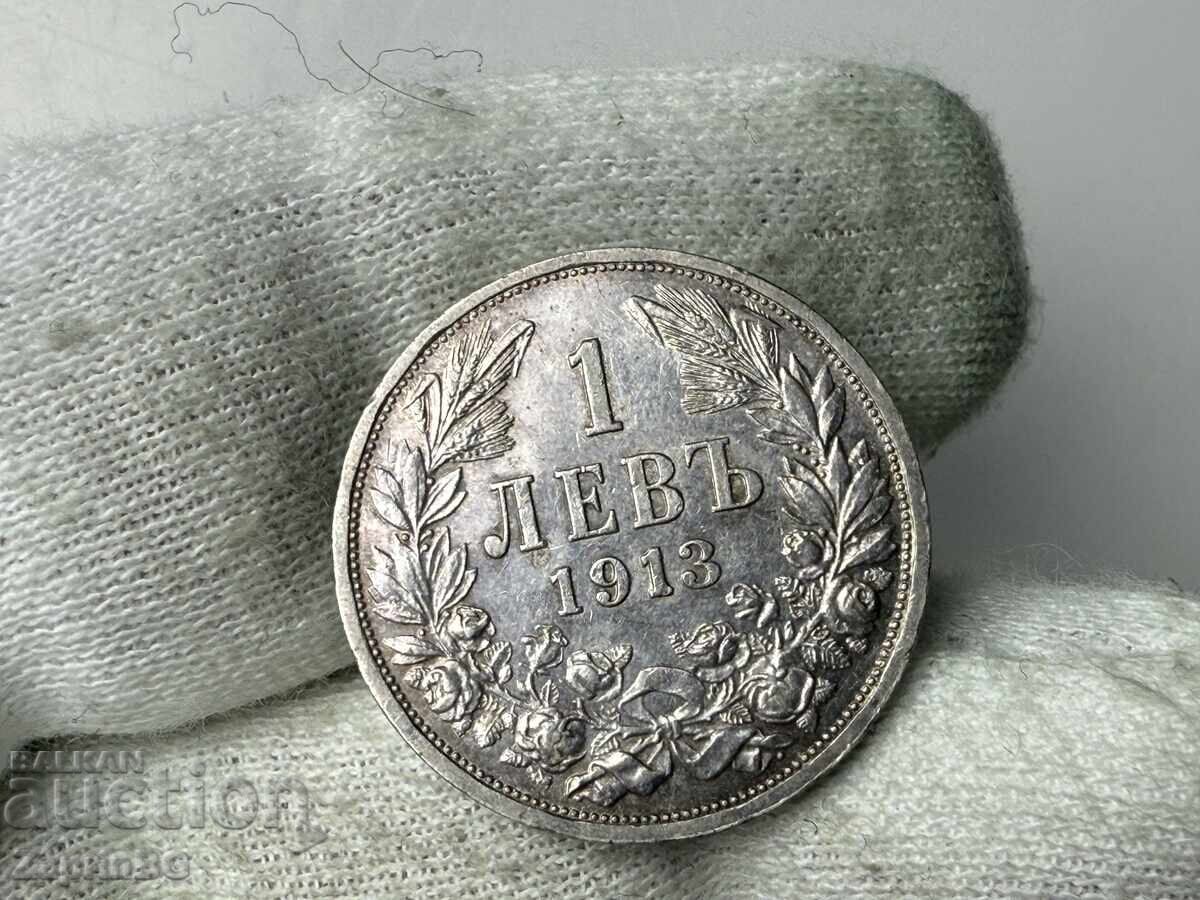 Βασίλειο της Βουλγαρίας 1 λεβ 1913 Βασίλειο της Βουλγαρίας 1 λεβ 1913