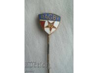 Insignă - 40 ani Uniunea Cehă de Rugby. Email