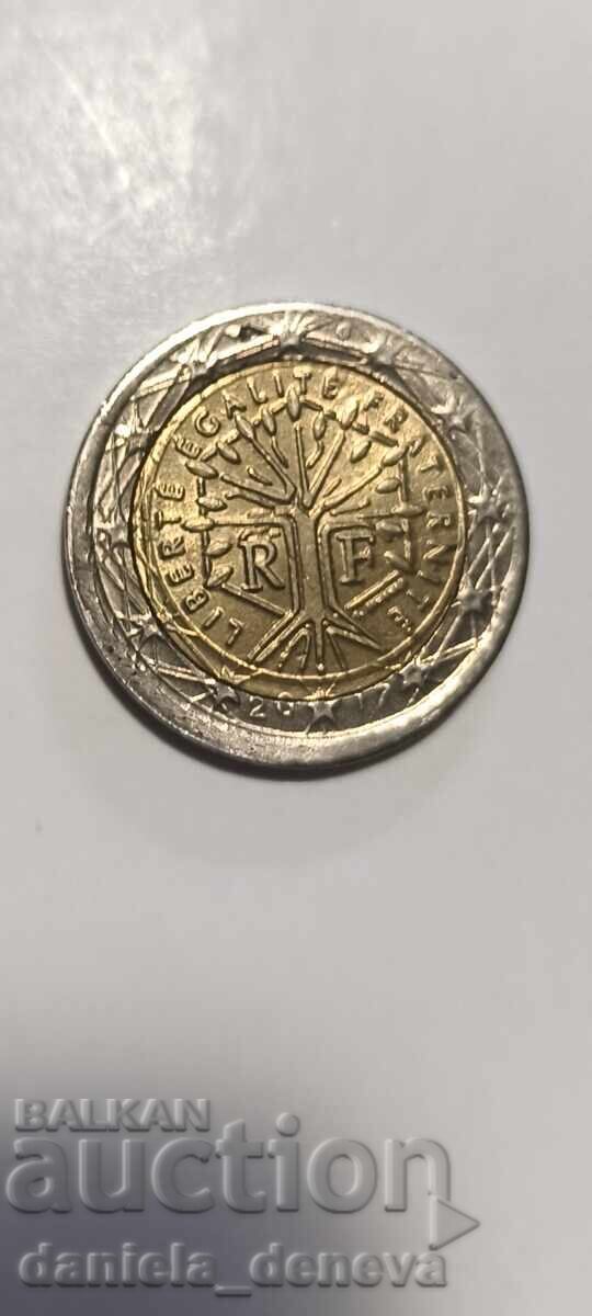 Monedă euro cu defect de fabricație